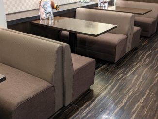 カフェソファー張替え後
